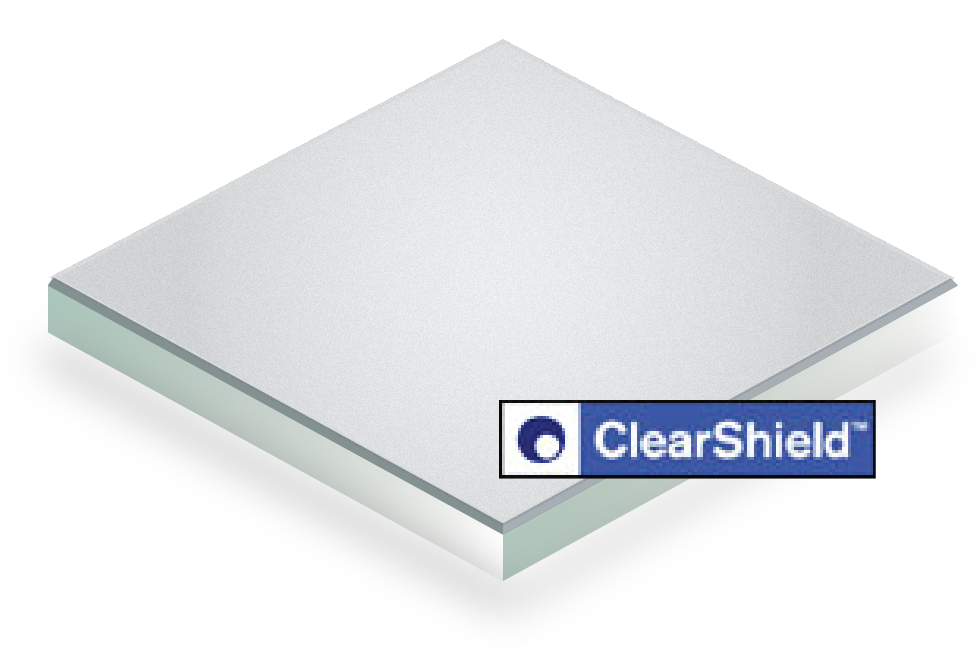 Sand-blast with ritec clear shield protetctive coating toughened